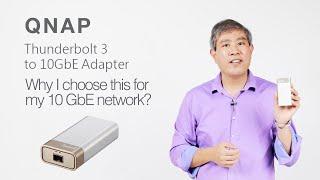 QNAP Thunderbolt 3 to 10 GbE Adapter with SFP+, Why I got this for my network & review!