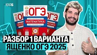 Разбор 1 варианта Ященко ОГЭ 2025 | Дядя Артем