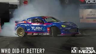 Who Did It Better? Formula Drift Long Beach Wall Tap 1