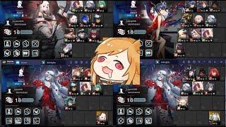 [Arknights] CC#5 RISK 72 week 1( R18 x 4 account at the same time)