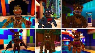 JumpScare The Five Nights at Freddy's Addon MOD in Minecraft pe