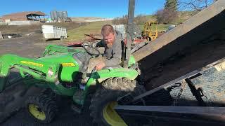 Moving Rocks with a John Deere