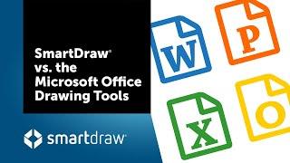 SmartDraw vs the Microsoft Office Drawing Tools