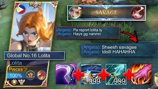 LOLITA JUNGLE IS THE NEW META! | ONE SHOT ENEMIES! | LOLITA BEST BUILD 2024 | MLBB