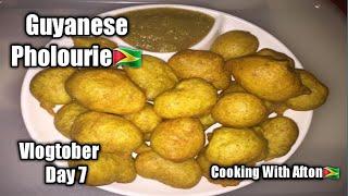 How To Make Guyanese Pholourie/Cooking With Afton/Vlogtober Day 7