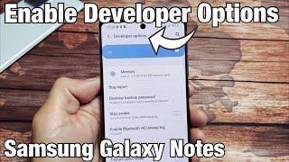 Galaxy Note Phones: How to Get into Developer Options Menu