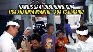 TANGIS PEDAGANG WARUNG NASI SAAT DIBORONG KDM | KETIGA ANAKNYA NYANTRI | SATU DI KAIRO