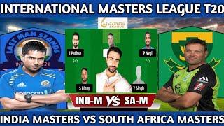 INM vs SAM Dream11 Prediction| India Masters vs South Africa Masters | India vs South Africa Legends