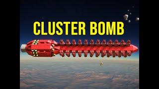 Cluster Bomb ARE DEADLY !!!  Testing - Space Engineers