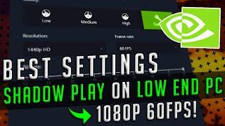Nvidia GeForce Shadowplay Settings for the Best Recording Quality!