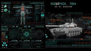 Hud UI Pack 700+ ( After Effects Template )  AE Templates
