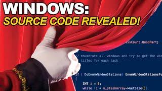 The Windows Source Code Revealed: Task Manager (E01)