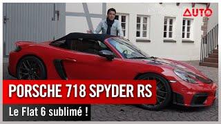 Zone Rouge - Porsche 718 Spyder RS : le flat 6 sublimé !