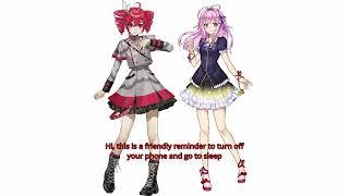 【Talkloid】Teto and Renri have a friendly reminder for you!