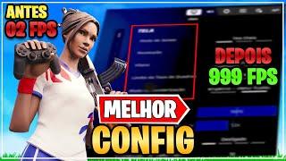 MELHORES CONFIGURAÇÕES de FORTNITE - AUMENTAR FPS na NOVA TEMPORADA de FORTNITE BRASIL TRYHARD ON!