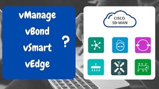 What is vManage, vBond, vSmart, vEdge in SD-WAN