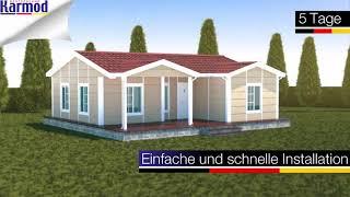 Fertighaus Bungalow Bauen und Kosten | Fertighaus vs Massivhaus | Fertighaus Innenausbau