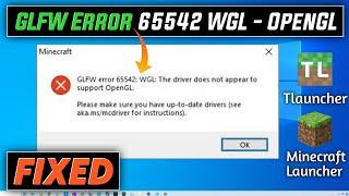 How to fix GLFW error 65542 minecraft