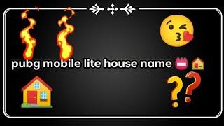 bgmi and pubg mobile lite house  name  @indakhil  @vks51gameing #viral #pubgmobile #bgmi