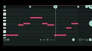 Fl studio mobile 2024| Making amapiano like kabza de small (beginners)