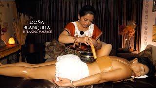 DOÑA BLANQUITA  ENERGY HARMONIZATION AND RELAXING MASSAGE - ASMR with tickling and relaxing sounds