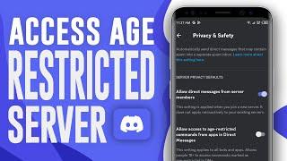 How To Access Age Restricted Discord Servers  | Quick & Simple