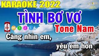 Tình Bơ Vơ Karaoke Tone Nam Nhạc Sống | Trọng Hiếu