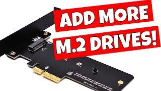 How To Add, Install & Configure Extra M.2 NVME Drive Slots To A PC