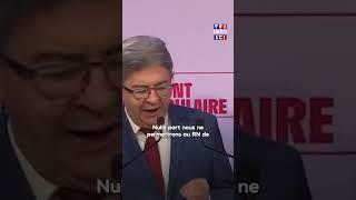 Législatives : Jean-Luc Mélenchon appelle au désistement d'un candidat NFP en cas de triangulaire