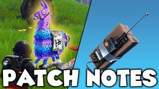 BLITZ MODE, REMOTE EXPLOSIVES & LOOT LLAMAS: Fortnite Battle Royale NEW Update Patch Notes