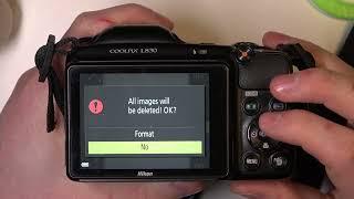 How to Format SD Card on Nikon Coolpix L830?