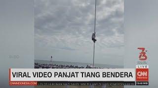 Viral Video Panjat Tiang Bendera, Menpora Akan Undang Bocah Pemanjat Tiang