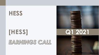 [HESS stock] Hess Q1 2021 Earnings Call (4/28/21)