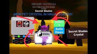 NEW SECRET PET CRYSTAL IN NINJA LEGENDS!