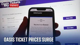 Row over Oasis tickets as prices surge