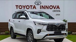 First look : 2025 Toyota Inova Crysta : Exterior, Interior, and Space!