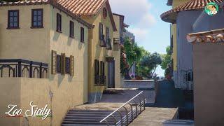 Beautiful SICILIAN ALLEY for Zoo Sicily - Planet Zoo Speedbuild