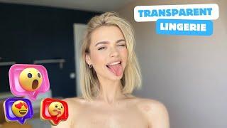 See-Through Try On Haul | Transparent Lingerie and Clothes | Try-On Haul 2024