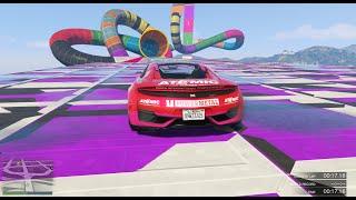 Car Parkour Race 100% Pro Players II GTA5 Car Parkour