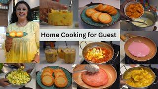 इतनी गर्मी में बना रही हूँ  Guest के लिये Cooking to impress GUESTS , 4 Delicious Recipes, with Tips