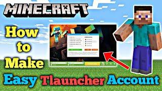 Create Account Tlauncher - How to Create Account in Minecraft Tlauncher [2023] Hindi