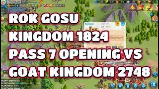 ROK GOSU Pass 7 OPENING VS THE GOAT 2748