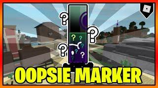 How to get the "OOPSIE MARKER" in FIND THE MARKERS || Roblox