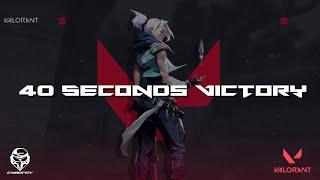 VICTORY IN 40 SECONDS || VALORANT || HECTIC10