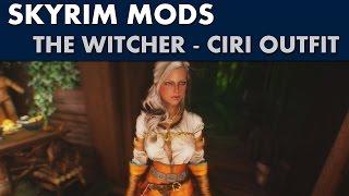 Skyrim Mods Outfits & Armor - Ciri's Outfit (The Witcher)