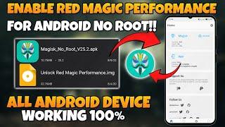 Enable Red Magic Performance For Android With Magisk Module No Root | Max FPS & Fix Lag!