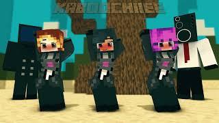 APHMAU, KIM, ZOEY | SUPER IDOL | Minecraft Animation | KABOOCHIIEE 120