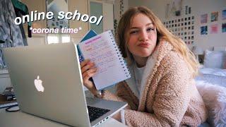 een online schooldag in mijn leven