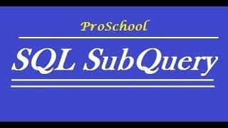 26. SQL SUBQUERY with SELECT