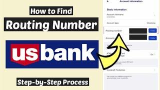 Find Routing Number U.S. Bank | View/Check U.S. Bank Account and Routing Numbers